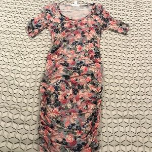 Floral maternity dress